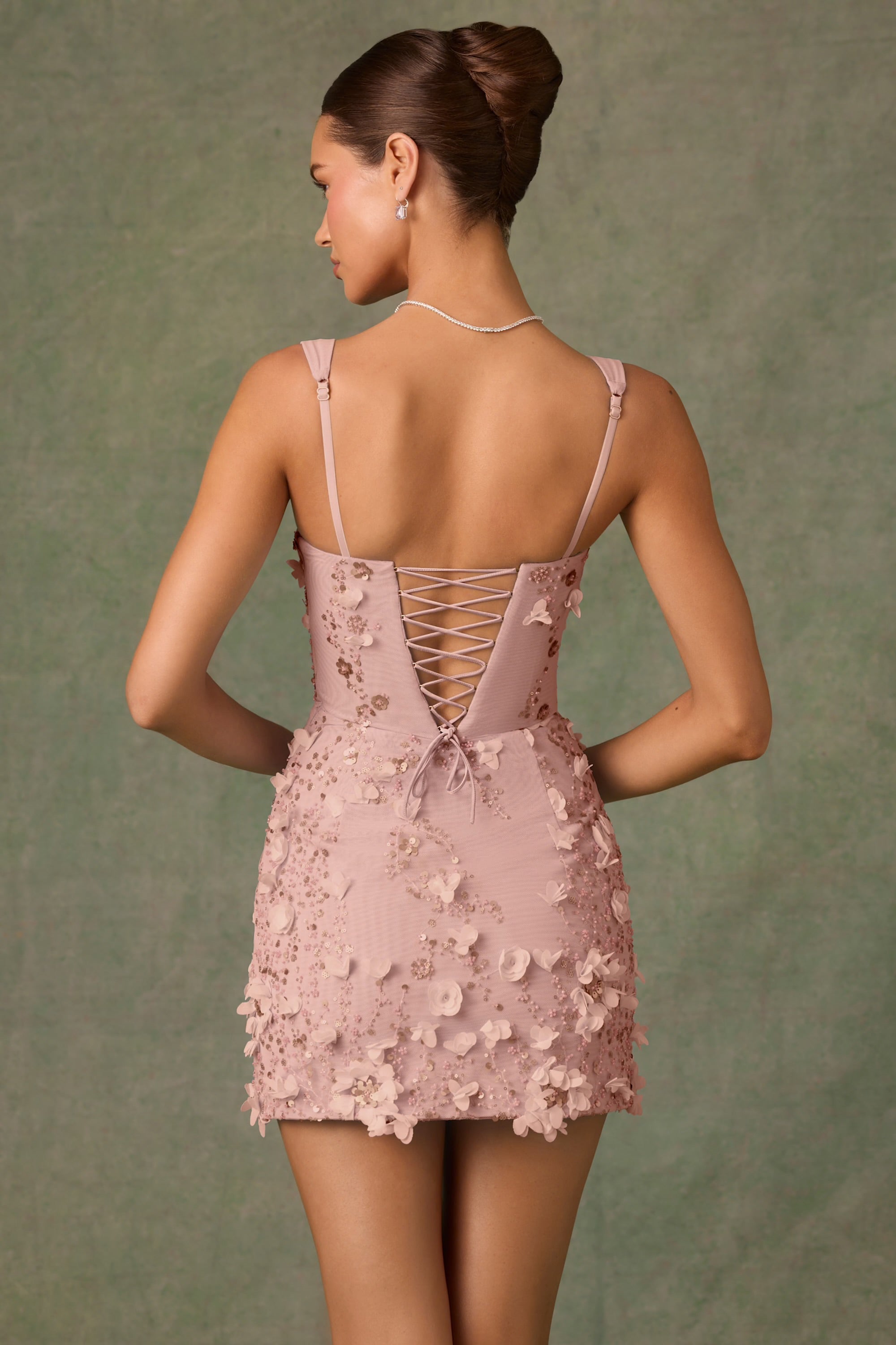 Blossom Elegance- Mini Dress